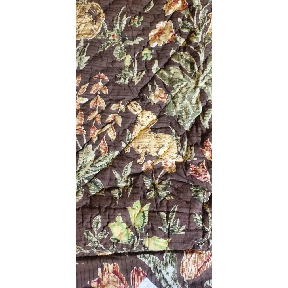 The Camille Collection 3 Euro Shams/pillow‎ covers only -26x26 Quilted Farmhouse